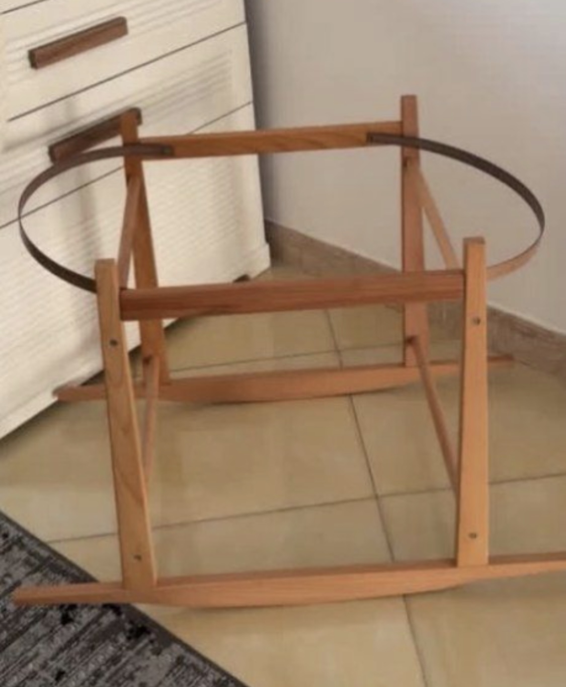 پایه چوبی کریر مدل ساده جنس چوب راش درجه یک