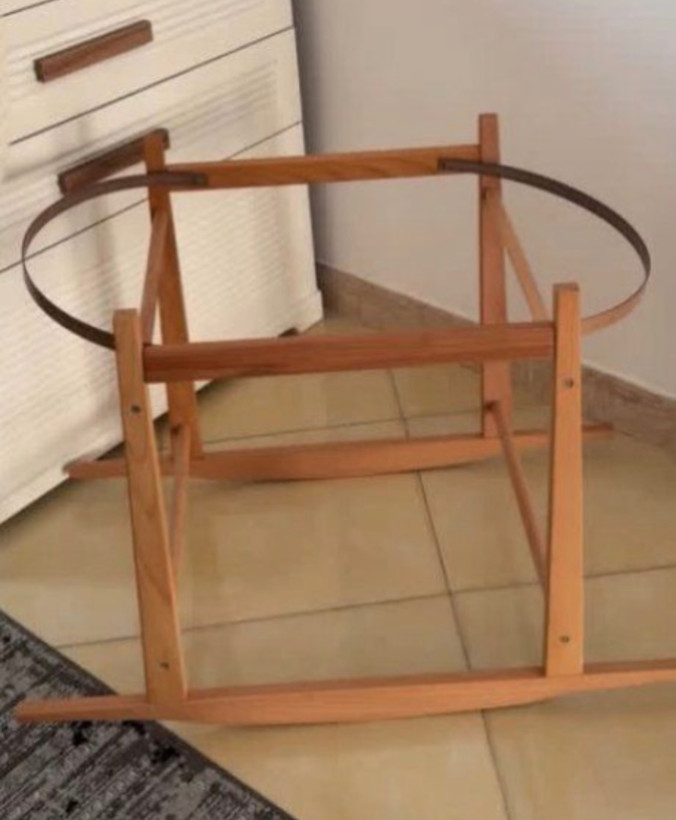پایه چوبی کریر مدل ساده جنس چوب راش درجه یک